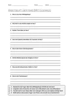 Vorschau - Arbeitsblätter - Lernposter + AB mit Fragen zum Thema "Harz (Mittelgebirge)" + Lösungsblatt + Mindmap + Infografik - Seite 1