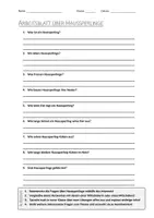 Vorschau - Arbeitsblätter - AB mit Fragen zum Thema "Haussperling" + Lösungsblatt + Mindmap + Infografik - Deckblatt