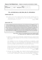 Vorschau - Klassenarbeiten - Klausur: Kunst im 19. Jahrhundert (Rezeption / Produktion) - Seite 1
