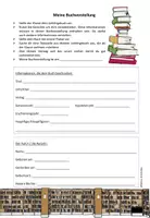 Vorschau - Arbeitsblätter - Buchvorstellung mit Bewertungsbogen (Klasse 5/6) - Seite 1