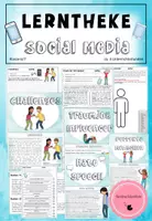 Vorschau - Arbeitsblätter - Soziale Medien - Hate Speech, Body Positivity, Influencer und TikTok - Deckblatt