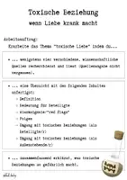 Vorschau - Arbeitsblätter - Toxische Liebe - Rechercheaufgabe - Seite 2
