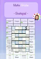 Vorschau - Spiele - Brettspiel Mathe: Brüche (editierbar) - Deckblatt