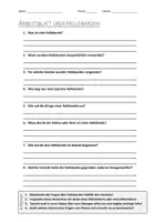 Vorschau - Arbeitsblätter - Lernposter + AB mit Fragen zum Thema "Hellebarde" + Lösungsblatt - Seite 1