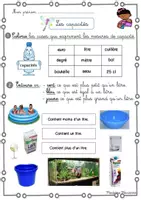 Aperçu - Préparation de séquence / Séquence complète - Les capacités approche du litre Marie Milo - Page 1
