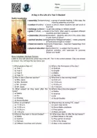 Vorschau - Arbeitsblätter - LISTENING COMPREHENSION - A Day in the Life of a Year 5 Student (Jg. 5) - Seite 1