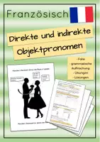 Vorschau - Arbeitsblätter - Materialpaket französische Objektpronomen (groß) - Seite 1