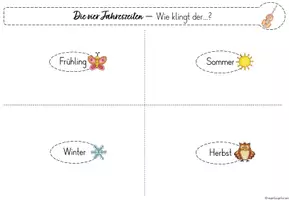 Vorschau - Arbeitsblätter - Die vier Jahreszeiten - Wie klingt der...? (Kl. 2/3) - Seite 2