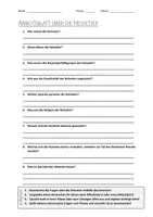 Vorschau - Arbeitsblätter - Lernplakat + AB mit Fragen zum Thema "Helvetier" + Lösungsblatt + Infografik - Seite 1