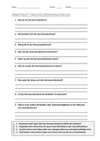 Vorschau - Arbeitsblätter - AB mit Fragen zum Thema "Hermannsdenkmal" + Lösungsblatt + Mindmap + Infografik - Deckblatt