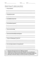 Vorschau - Arbeitsblätter - AB mit Fragen zum Thema "Herz" + Lösungsblatt + Infografik - Deckblatt