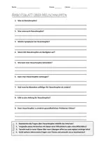 Vorschau - Arbeitsblätter - Lernposter + AB mit Fragen zum Thema "Heuschnupfen" + Lösungsblatt + Mindmap + Infografik - Seite 1