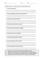 Vorschau - Arbeitsblätter - AB mit Fragen zum Thema "Hexenschuss" + Lösungsblatt - Deckblatt