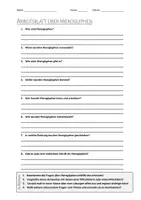 Vorschau - Arbeitsblätter - AB mit Fragen zum Thema "Hieroglyphen" + Lösungsblatt + Infografik - Deckblatt