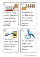 Vorschau - Arbeitsblätter - Lernwörter Haustiere Mitlautverdopplung - Seite 3