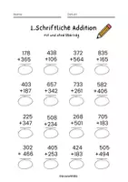 Vorschau - Arbeitsblätter - VERA 3 Mathe | Vera 3 Training | Fit für VERA 3 Mathematik Klasse 3 (mit Lösungen) - Seite 1