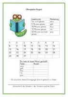 Vorschau - Arbeitsblätter - Leseübungsplan für die 1./2. Klasse für das ganze Schuljahr - Seite 3
