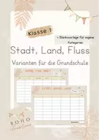 Vorschau - Spiele - Stadt, Land, Fluss - Varianten für die Grundschule - Deckblatt