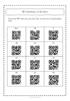 Vorschau - Arbeitsblätter - QR-Code-Rallye zur 6er Reihe - Deckblatt
