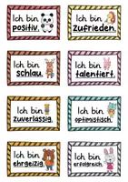 Vorschau - Fördermaterial/Inklusion - 16 Affirmationskarten - positive Affirmationen für Kinder - Seite 2