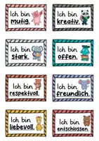 Vorschau - Fördermaterial/Inklusion - 16 Affirmationskarten - positive Affirmationen für Kinder - Seite 1