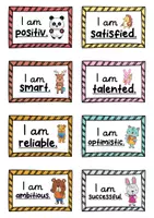 Vorschau - Fördermaterial/Inklusion - 16 Affirmationskarten - positive Affirmationen auf Englisch - Seite 2