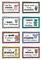 Vorschau - Fördermaterial/Inklusion - 32 affirmation cards - positive affirmations (English) - Seite 1