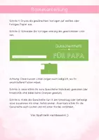 Vorschau - Mal- und Bastelvorlagen - Gutscheinheft zum Vatertag / Geschenk zum Vatertag - Seite 1