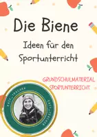 Vorschau - Unterrichtsreihen - Die Biene - Materialpaket für den bewegten Unterricht - Deckblatt