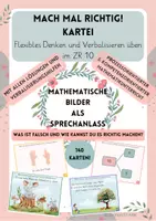 Vorschau - Spiele - Mach mal richtig - Kartei 140 Karten mit Lösung - Flexibles Denken und Verbalisieren im ZR 10 - Ich Du Wir - Mathestarter - Deckblatt
