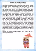 Vorschau - Arbeitsblätter - Hörspurgeschichte Herbst Wald - Seite 2