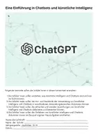 Vorschau - Arbeitsblätter - ChatGPT: grundlegende Infos und Anwendungsbeispiel - Seite 1