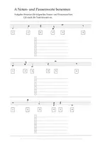 Vorschau - Arbeitsblätter - Musiktheorie: Modul 11 - Übungen/ Lernkontrollen zur Notenlehre - Seite 2