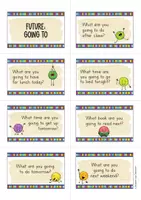 Vista previa - Tarjetas / Manipulativos - Future: Going to - Speaking Cards / Tarjetas de Conversación (Inglés) - página 3