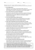 Vorschau - Arbeitsblätter - AB mit Fragen zum Thema "Höhlenmalerei" + Lösungsblatt + Infografik - Seite 1