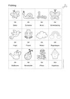 Vorschau - Arbeitsblätter - Deutsch/ DaZ - Frühling - Sparpaket Bildkarten, Arbeitsblätter, Miniwörterbuch, Sprachförderung - Seite 3