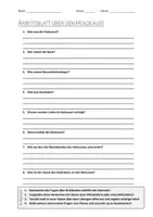 Vorschau - Arbeitsblätter - AB mit Fragen zum Thema "Holocaust" + Lösungsblatt + Mindmap + Infografik - Deckblatt