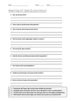 Vorschau - Arbeitsblätter - Lernposter + AB mit Fragen zum Thema "Gustav Holst" + Lösungsblatt + Mindmap + Infografik - Seite 1
