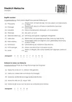Vorschau - Arbeitsblätter - Friedrich Nietzsche - Arbeitsblatt (Infotext und Übungen) - Seite 3