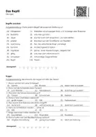 Vorschau - Arbeitsblätter - Das Reptil - Arbeitsblatt (Infotext und Übungen) - Seite 1