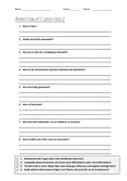 Vorschau - Arbeitsblätter - AB mit Fragen zum Thema "Holz" + Lösungsblatt + Mindmap + Infografik - Deckblatt