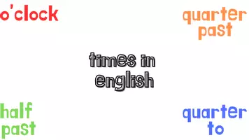 Vorschau - Präsentationen/Tafelbilder - Präsentation: Times in English - Deckblatt