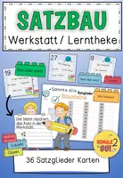 Vorschau - Arbeitsblätter - SATZGLIEDER / Satzbau Werkstatt - Deckblatt