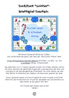 Vorschau - Spiele - Deutsch - DaZ/DaF: Brettspiel Deutsch Wortschatz "Winter" | daz/daf spiele - daz daf grundschule - Wortschatz nach Themen - Seite 1