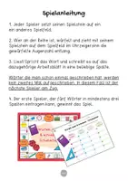 Vorschau - Spiele - Materialpaket - Brettspiele zum Wortschatz "Schulsachen" | DAZ Brettspiel | Brettspiel Deutsch | daz/daf spiele | daz daf grundschule - Seite 3