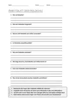 Vorschau - Arbeitsblätter - Lernposter + AB mit Fragen zum Thema "Holzkohle" + Lösungsblatt + Mindmap + Infografik - Seite 1