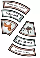 Vista previa - Juegos / Gamificación - Círculo de colocación "Was machen die Haustiere?" más hoja de ejercicios - Alemán - página 3