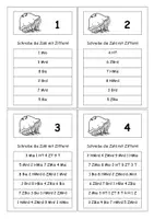 Vorschau - Aufgabenkarten - Materialpaket Mathematikkarteien Klasse 5 - Seite 2