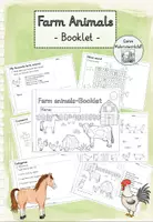 Vorschau - Arbeitsblätter - Farm Animals - Booklet zum Üben und Wiederholen - Deckblatt