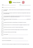 Vorschau - Arbeitsblätter - Mitteilung bei Fehlverhalten - Elterninformation als WORD-Datei und PDF - Deckblatt